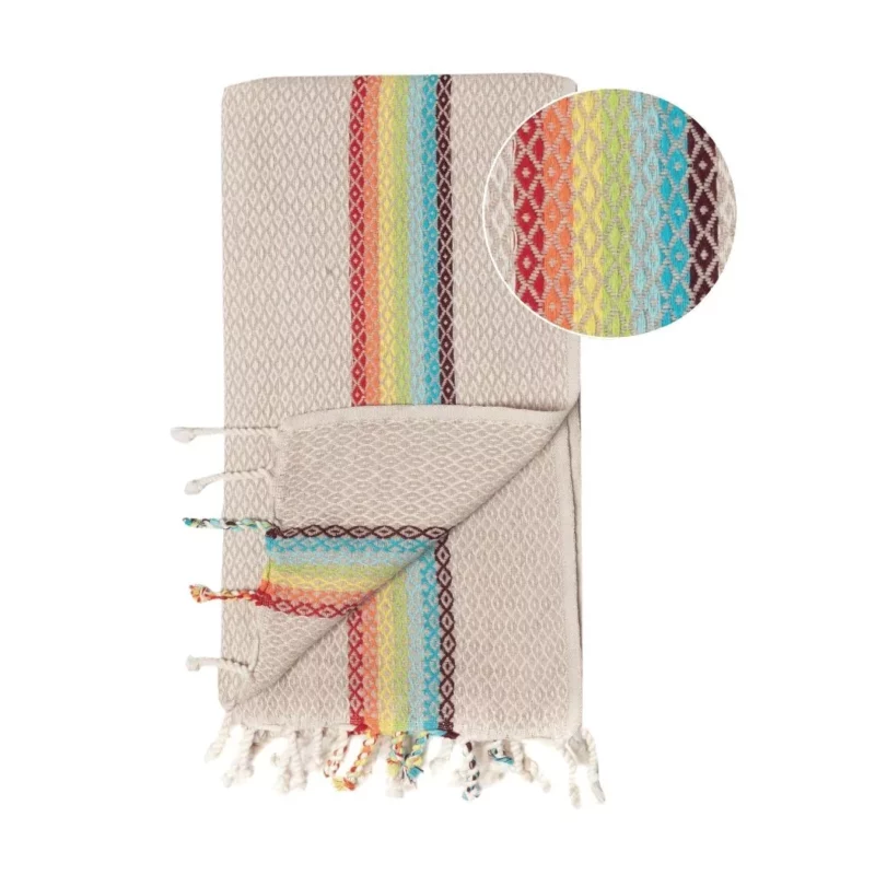 samini-dettaglio-telo-cotone-beige-rainbow 2