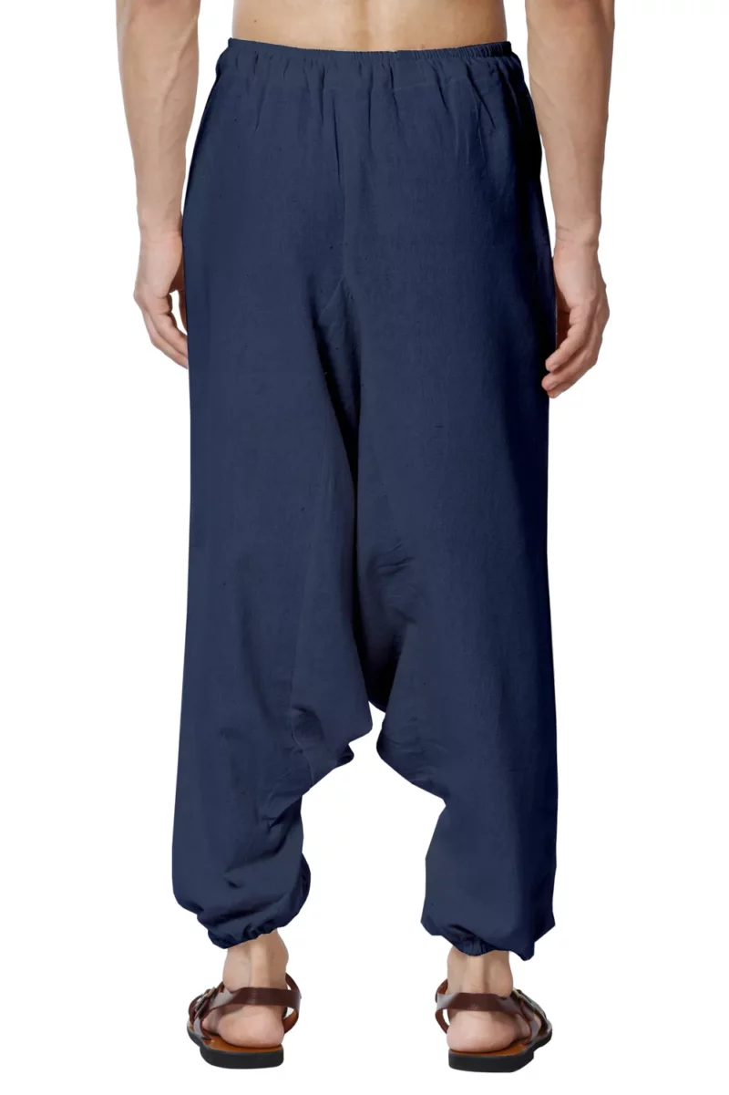Pantaloni Eco Harem Unisex Blu Scuro 2