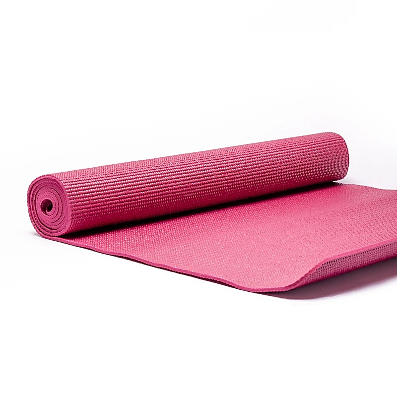 Tappetino yoga PVC Yogi & Yogini Rosa scuro